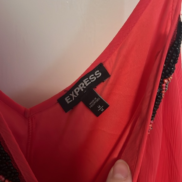 Fuscia spaghetti strap dress - Picture 3 of 3